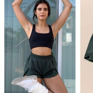 girlfriend collective moss trail short - size medium